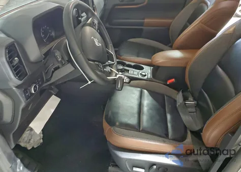 2024 Ford Bronco Sport Outer Banks z USA, uszkodzony, nr VIN 3FMCR9C63RRE78042